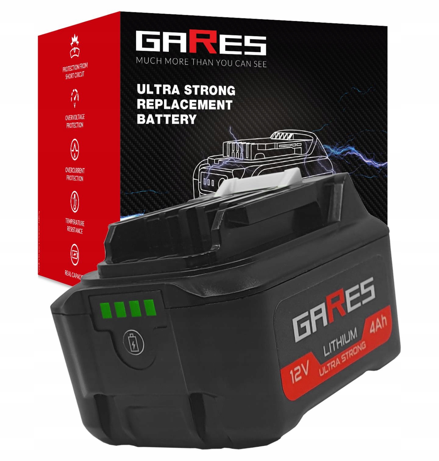 Akumulátor pro Makita UR100D CC301D CF101D UR100DZ CP100DZ 12V 4Ah