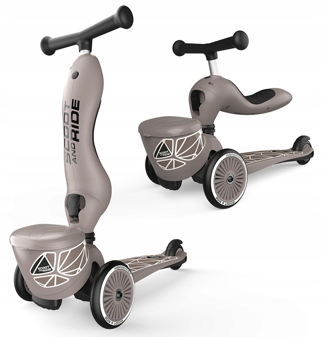 Scootandride Hulajnoga Highwaykick 1 Brown Lines