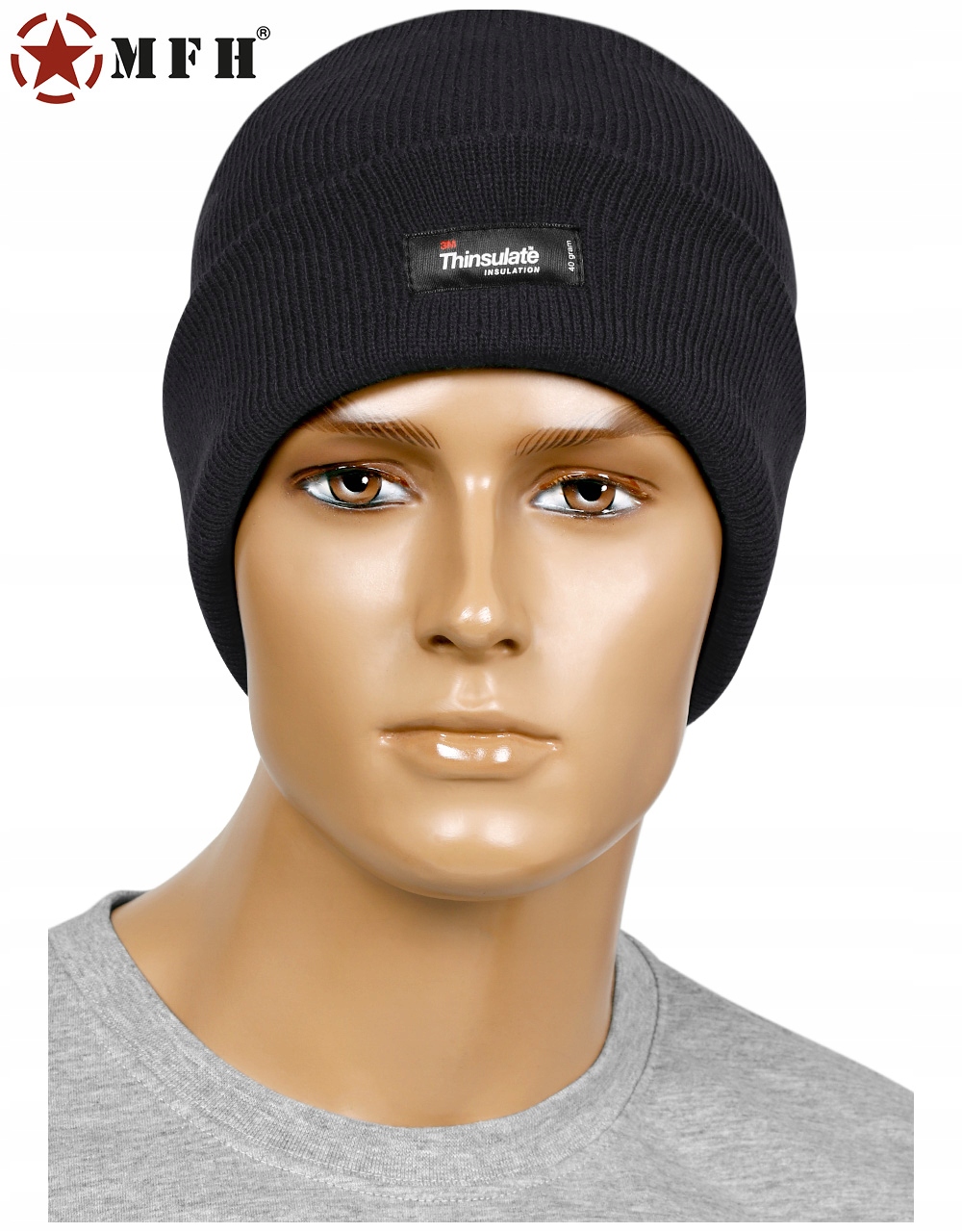 MFH CZAPKA ZIMOWA Thinsulate 3M DWUWARSTWOWA Marka MFH