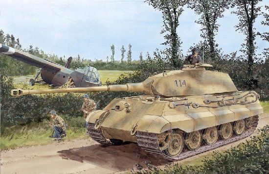 Dragon 7231 1/72 Sd. Kfz. 182 Kingtiger (Porsche Turret)