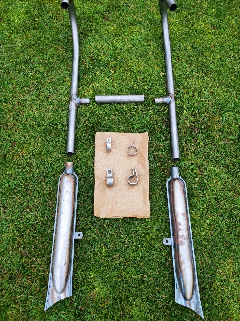 K-750 M-72 MW-750 MT-12 Výfuk Tlumič Kolenko