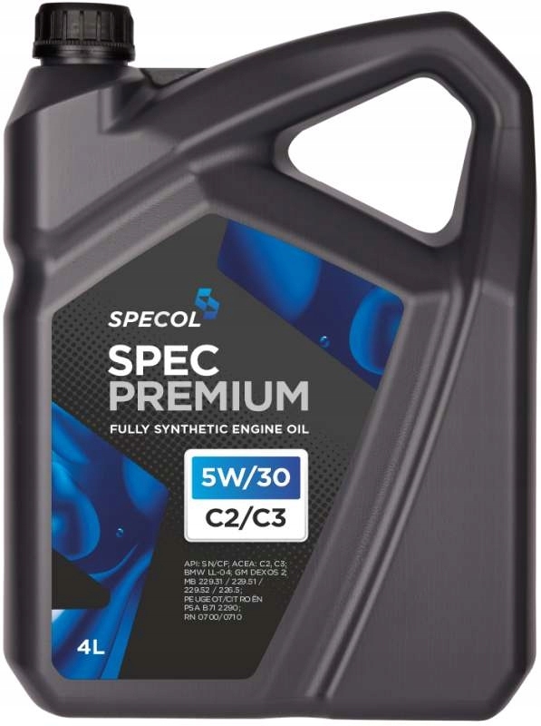 Olej Specol 5W30 4l Premium C2/C3 Sn+/cf LL04