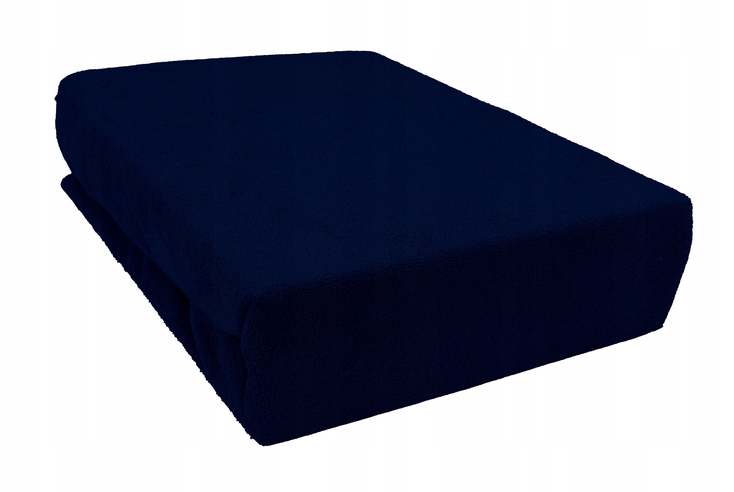 

Prześcieradło frotte z gumką 180x200 granat Grube