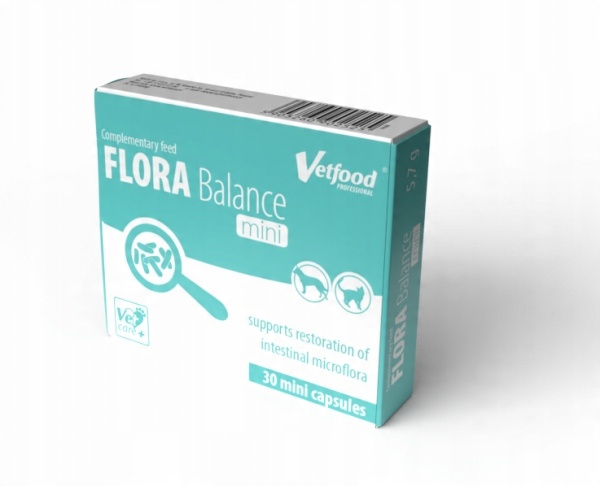 

VetFood Flora Balance mini 30 kaps probiotyk