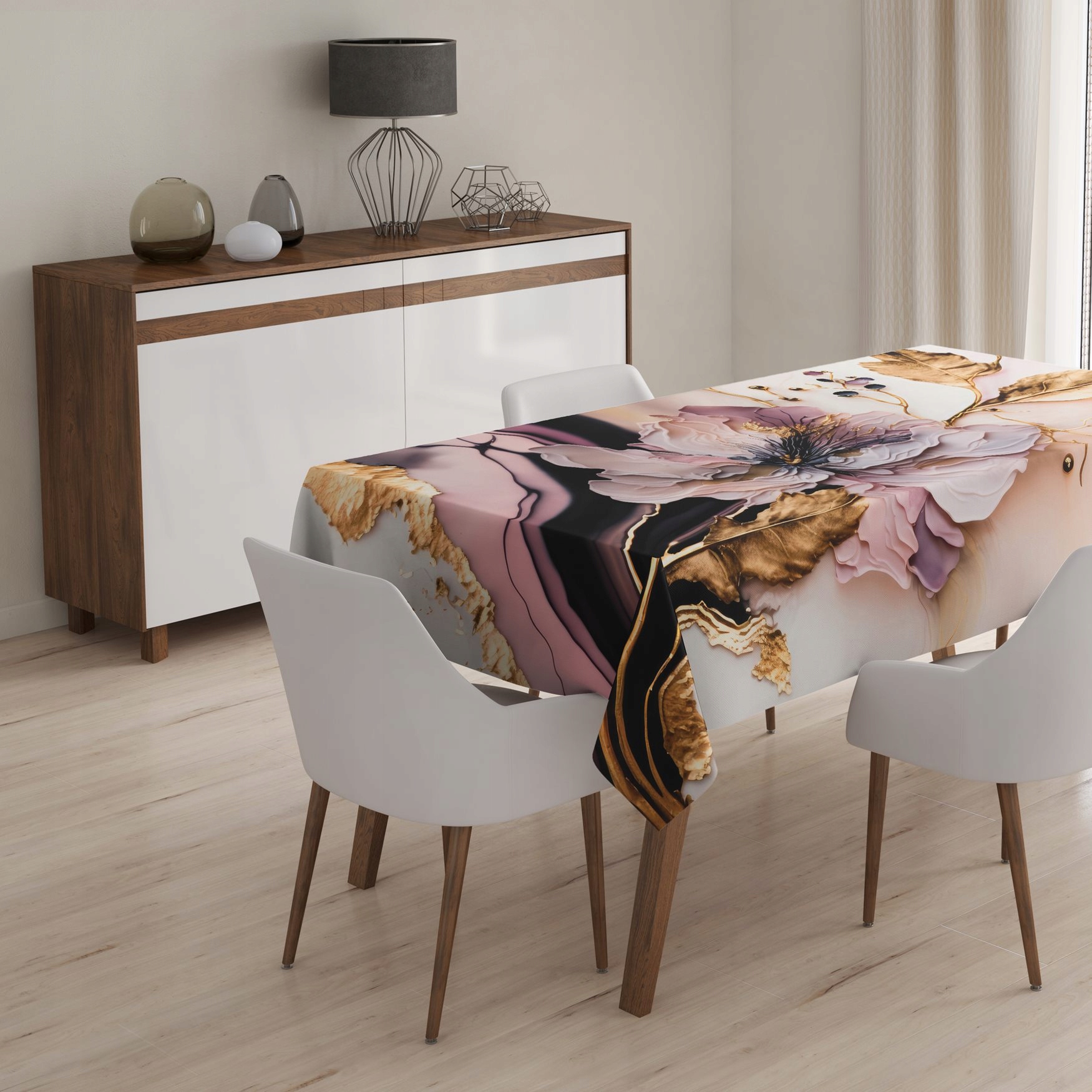 OBRUS PLAMOODPORNY 140X260 GŁADKI MATOWY GRUBY 137 Stan opakowania oryginalne