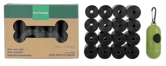 

Eko woreczki Biodegradowalne odchody psa Bio 240