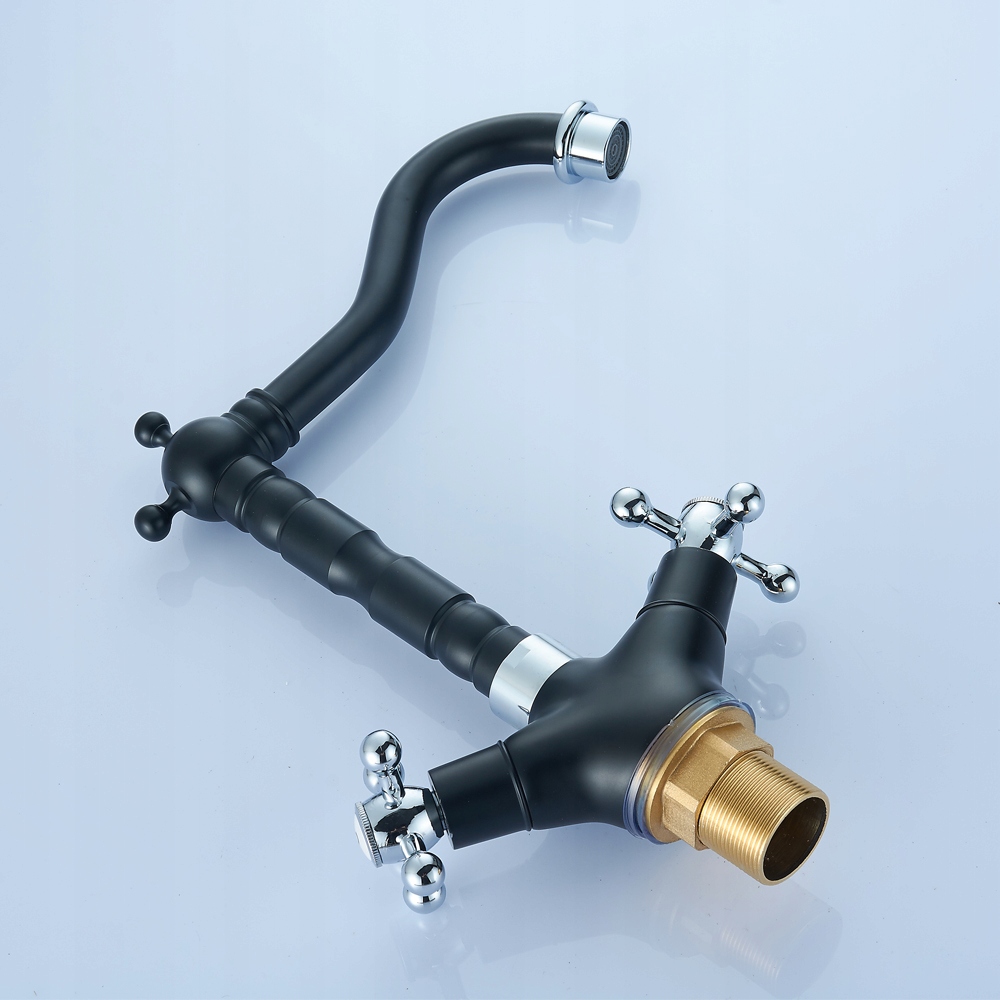 BATERIA UMYWALKOWA OBROTOWA RETRO czarny Typ montażu stojąca