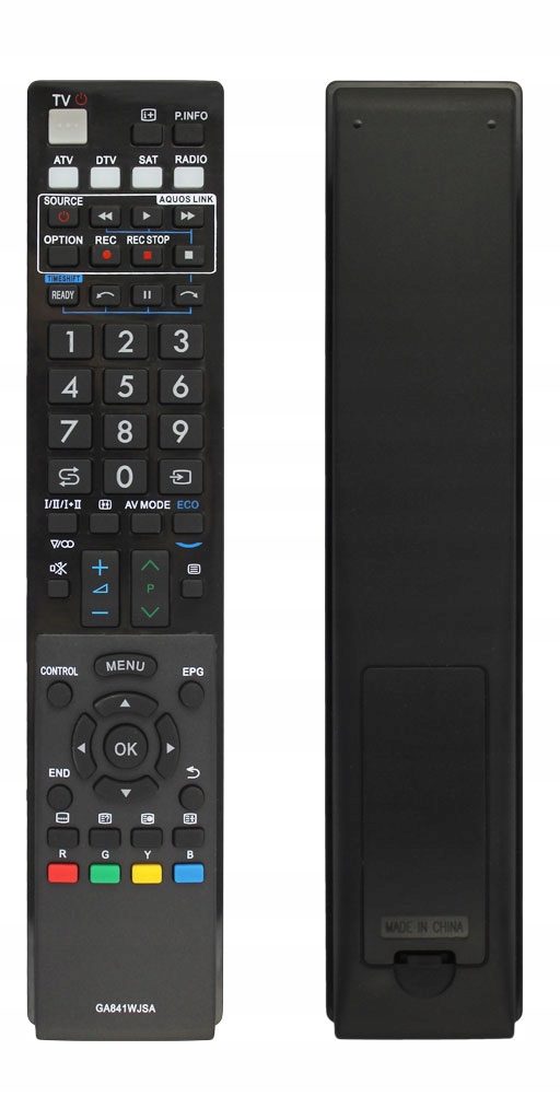 Pilot do TV Sharp LC-40LE810E LC-46LE810E LC-40LX810E LC-46LX810E Model GA841WJSA