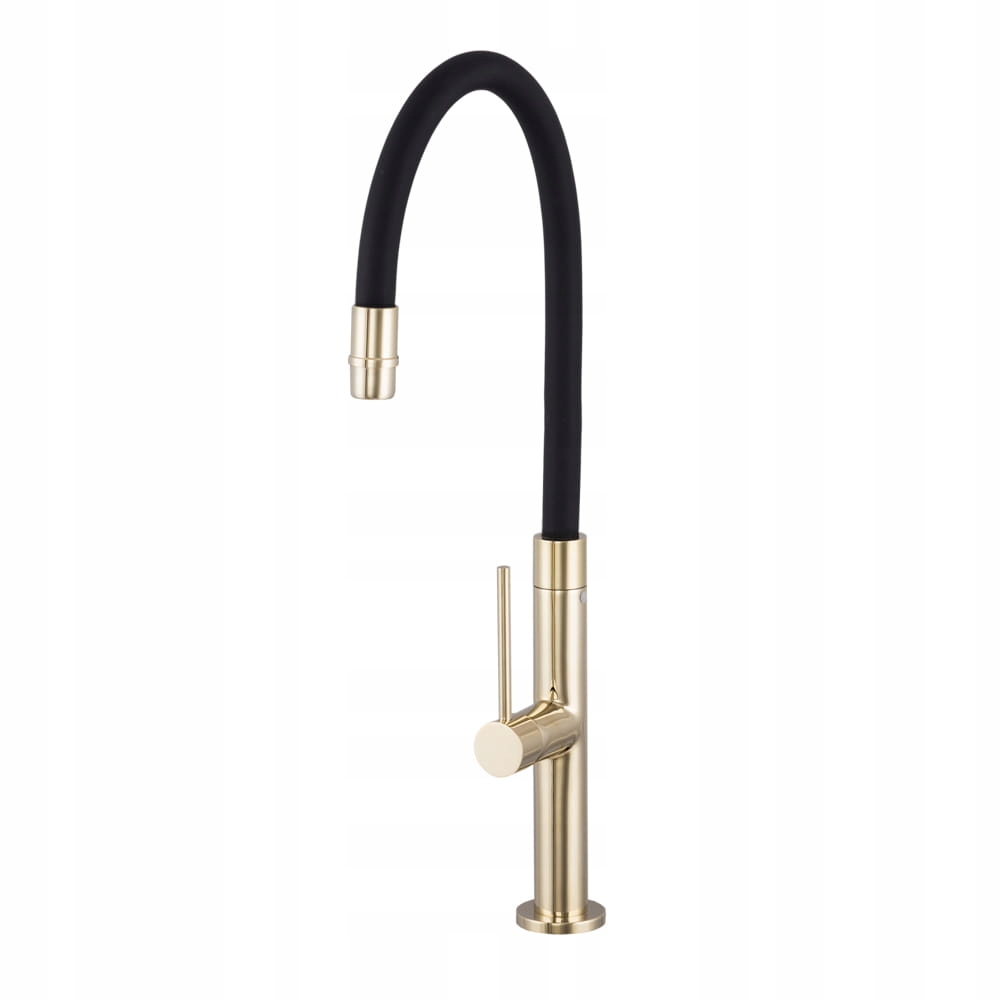 Batéria Flex Slim Zlatá kuchynská s flexibilným výtokom Gamma