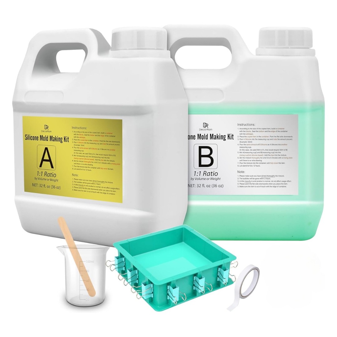 Sada Na Výrobu Silikonových Forem |tekutá Guma|nastavitelné Pouzdro 2KG