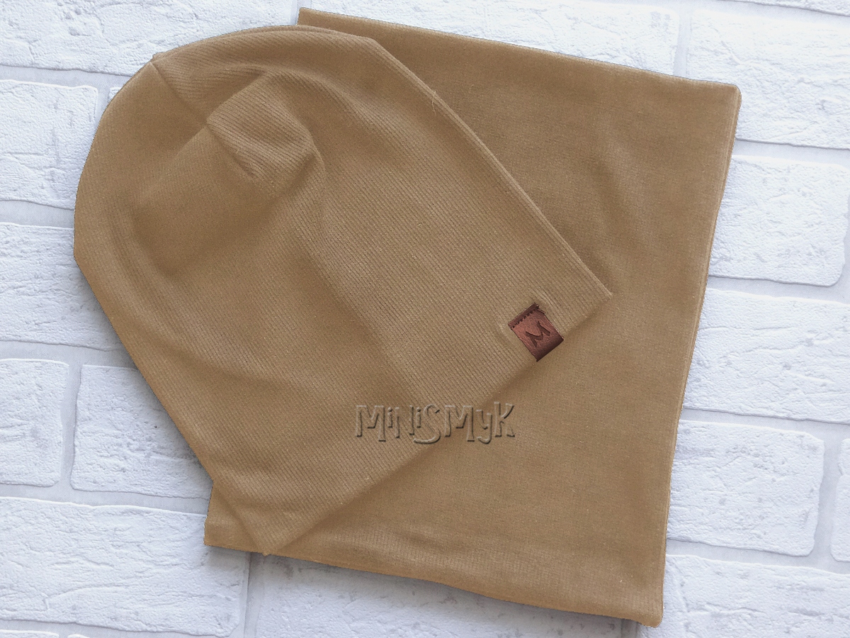 Czapka DWUWARSTWOWA JESIEŃ WIOSNA PRĄŻEK r 46-51 Materiał dominujący bawełna