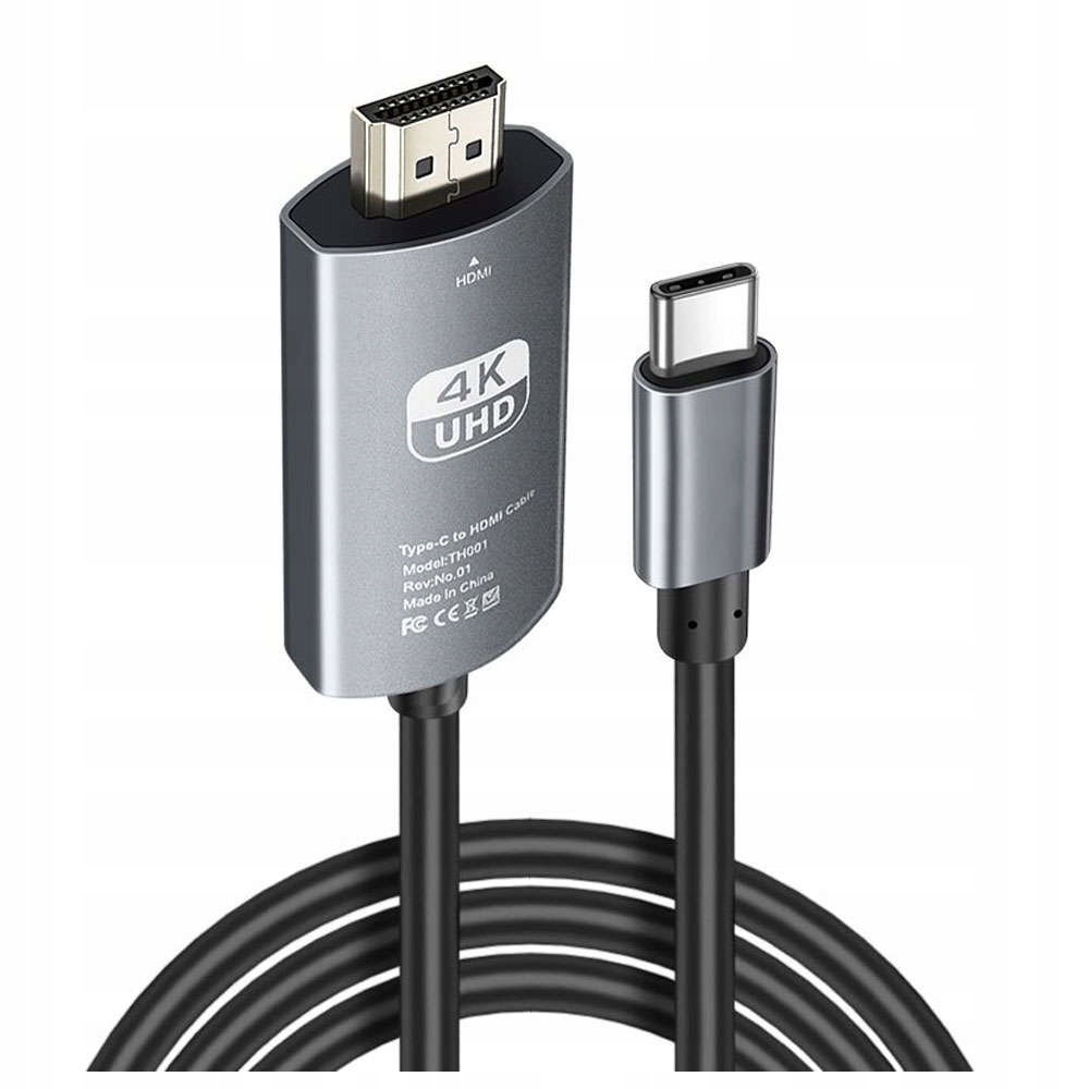 

Kabel Adapter Usb-c 3.1 Type C Do Hdmi 4K Mhl 2m