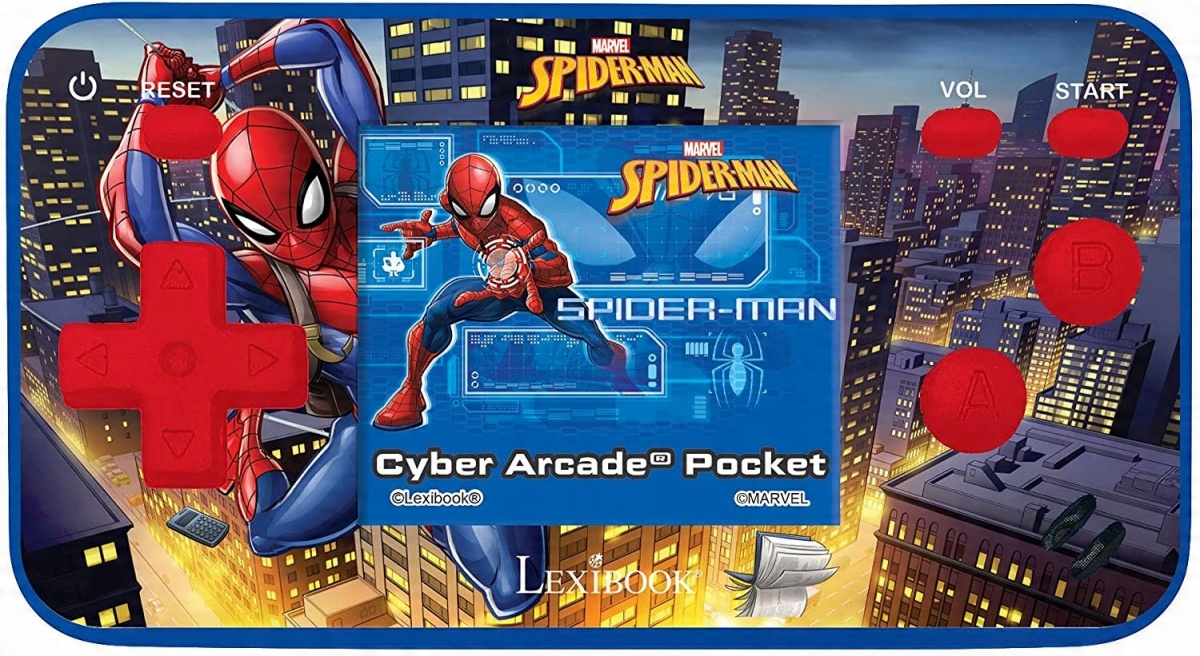 

Spiderman Przenośna Konsola Gra Dla Dzieci 150gier