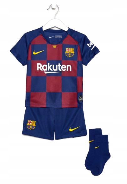 Kompletny Strój Piłkarski Nike Fc Barcelona Rozmiar 75 80 CM