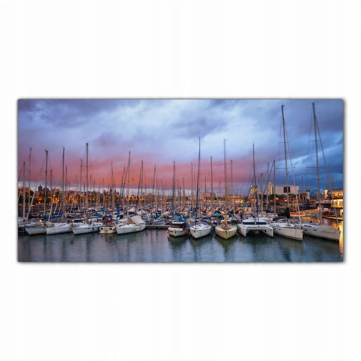 

Obraz na szkle Foto Port Przystań Barcelona 120x60