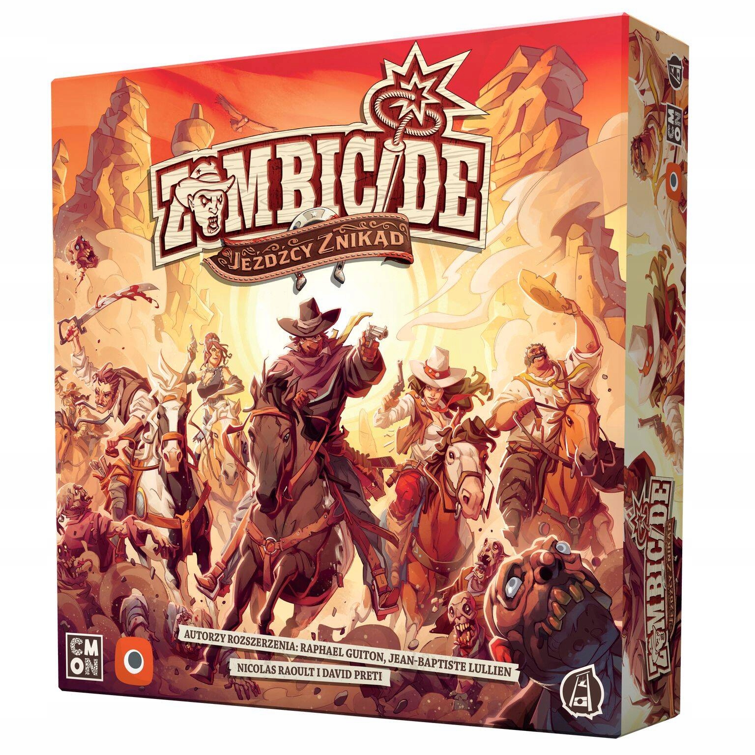 Zombicide Żywi lub Nieumarli Jeźdźcy Znikąd dodatek do gry planszowej