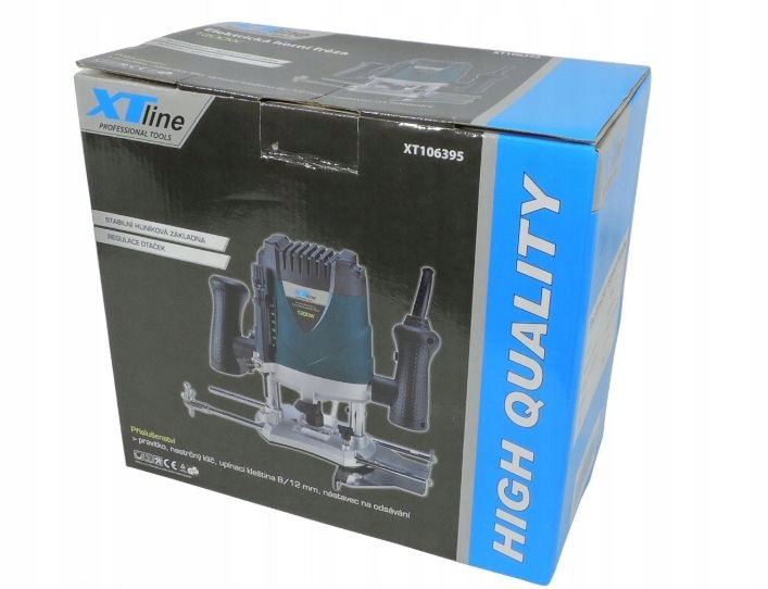 Frezarka górnowrzecionowa 1200W akcesoria XT-Line Seria XT106395