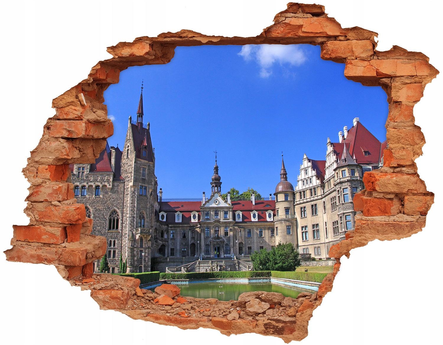 

Dziura samoprzylepna 148x115 Zamek Moszna Polska