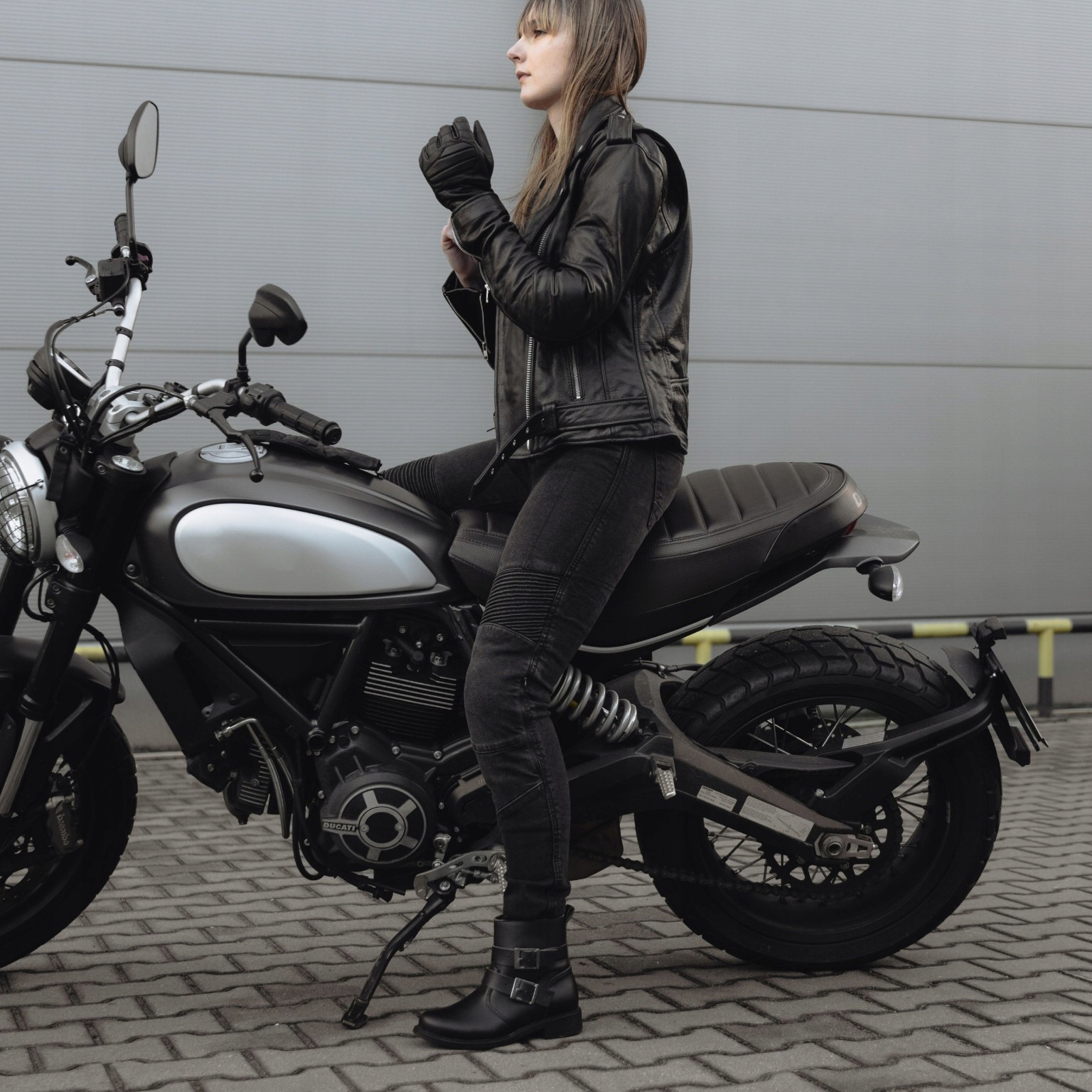 SPODNIE MOTOCYKLOWE | OZONE AGNESS II | DAMSKIE JEANSY SLIM FIT + GRATIS Producent Ozone