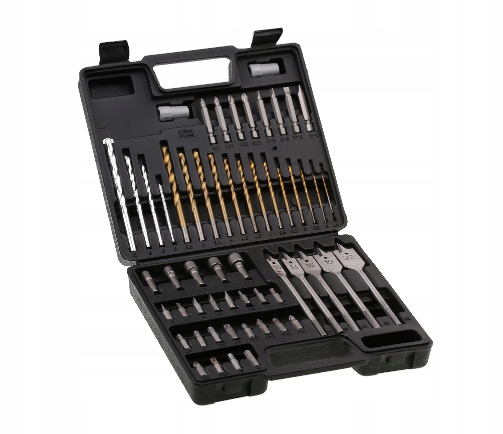 

Zestaw Wierteł Bitów Wiertło Farmer Komplet 57 El