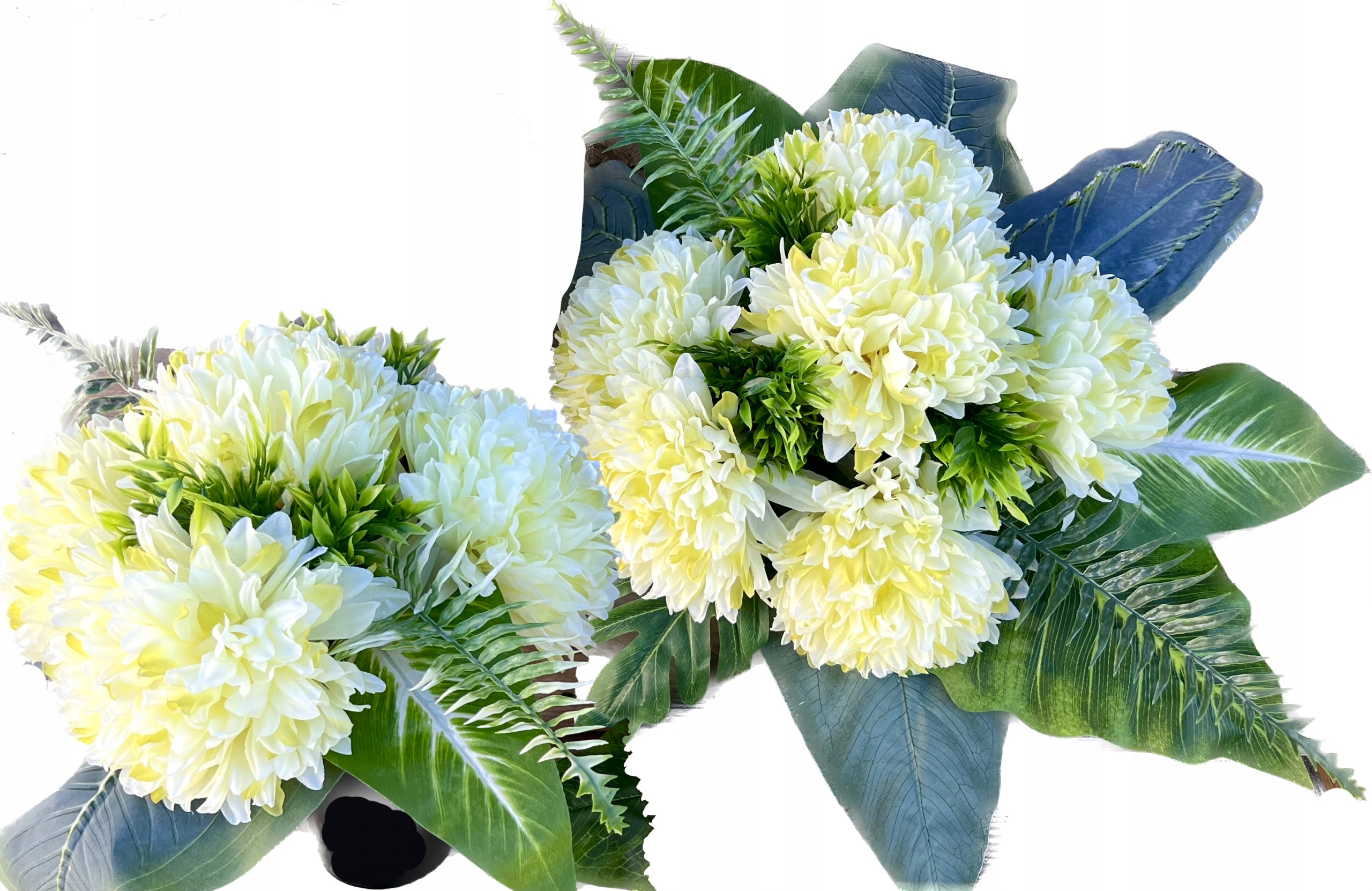 Wiązanka + Bukiet ZESTAW chryzantemy na cmentarz Marka FM