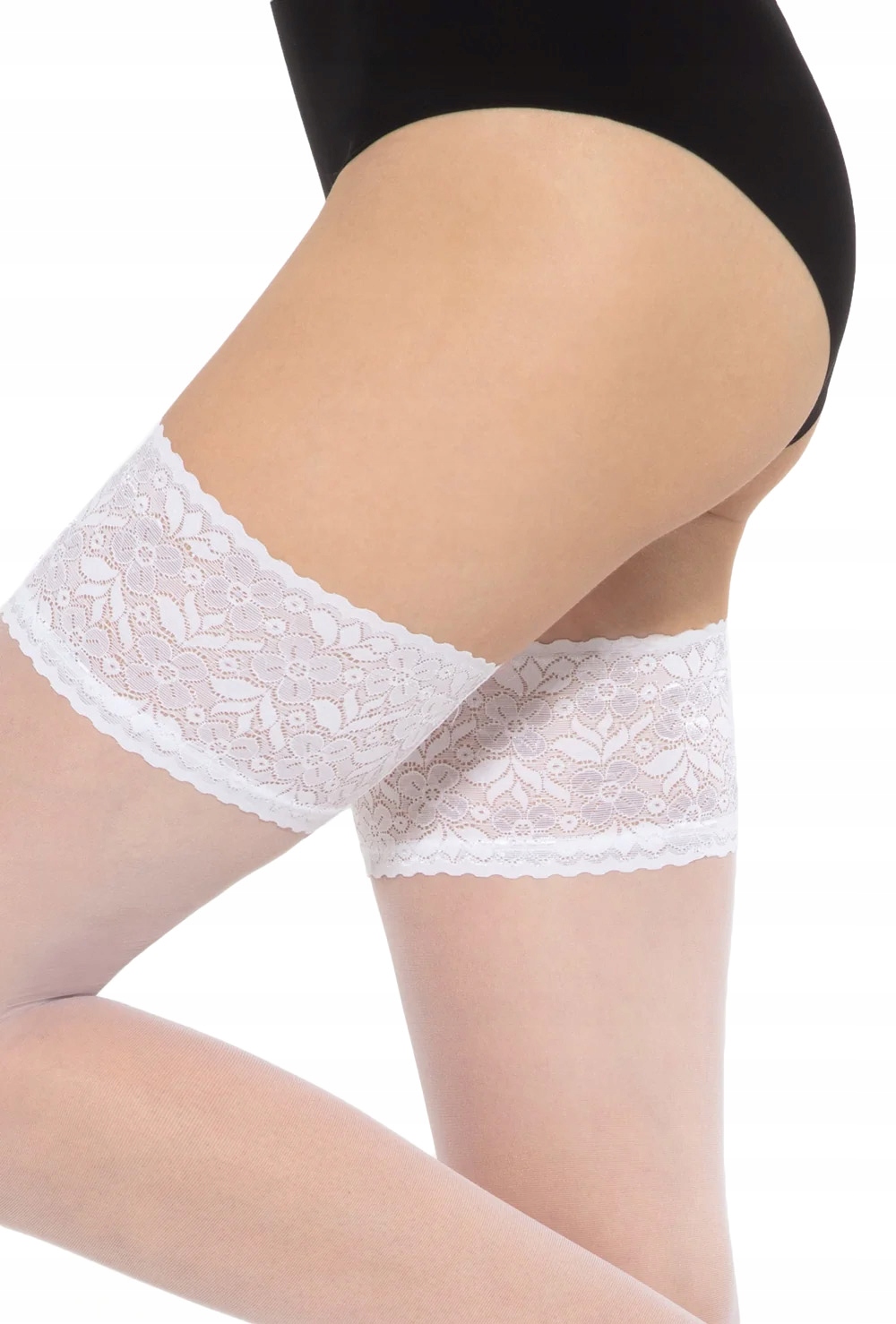 Pończochy samonośne GATTA MICHELLE bianco - 5/6 Rozmiar 5/6