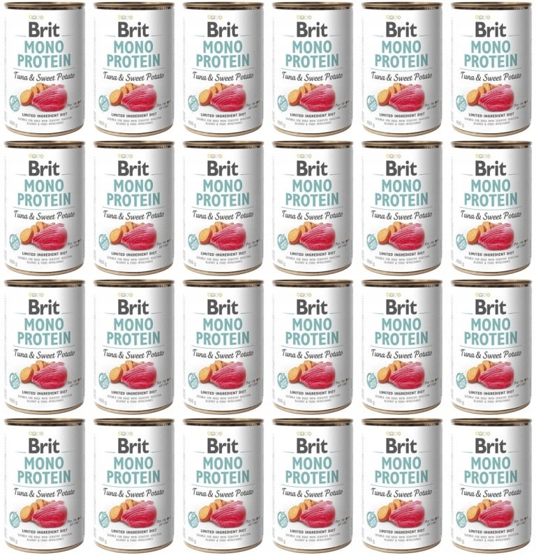 Levně Brit Mono Protein Tuňák & Brambory 24 x 400 g