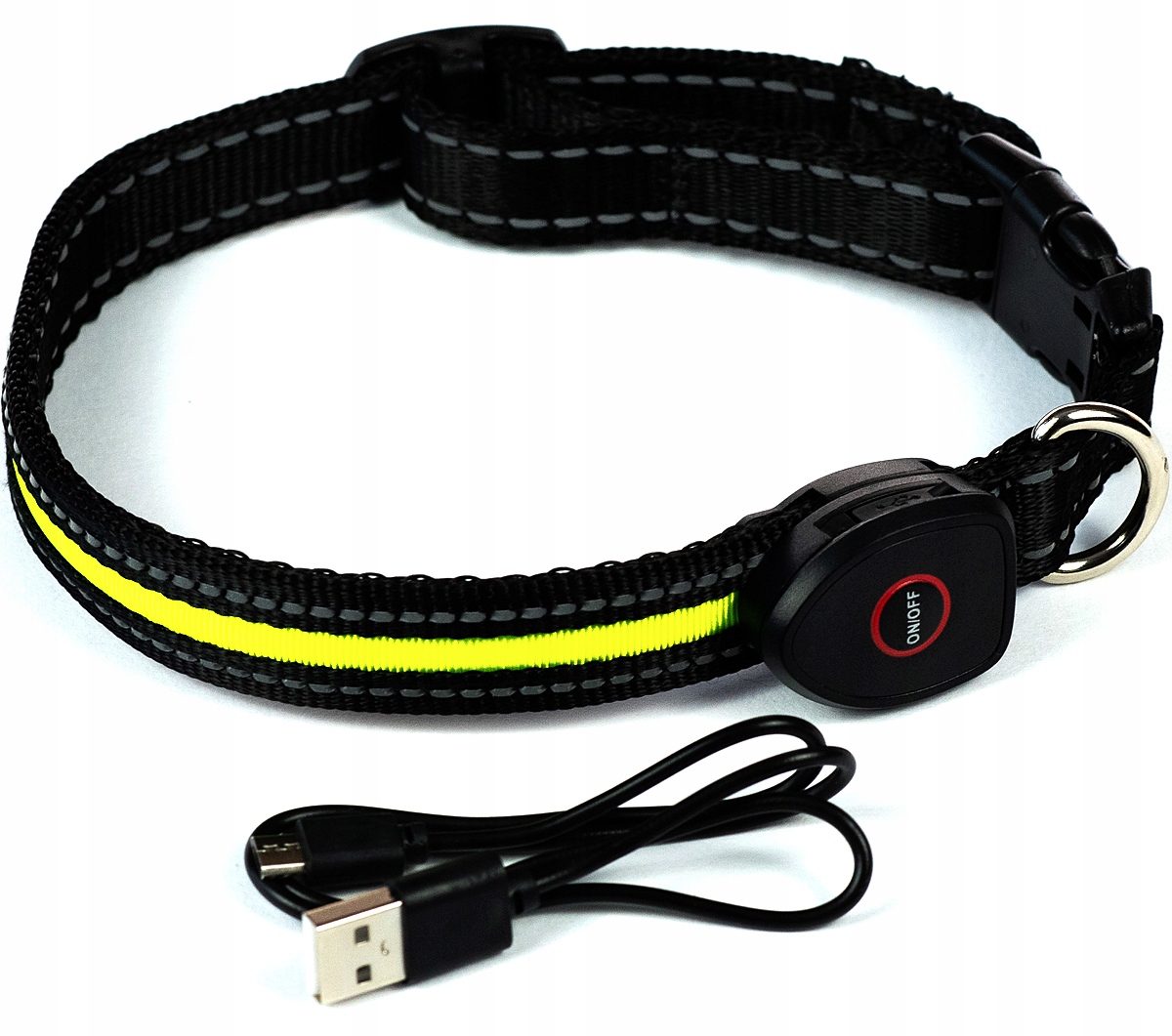 

Świecąca Obroża Dla Psa Led Usb Regulowana 28-40CM