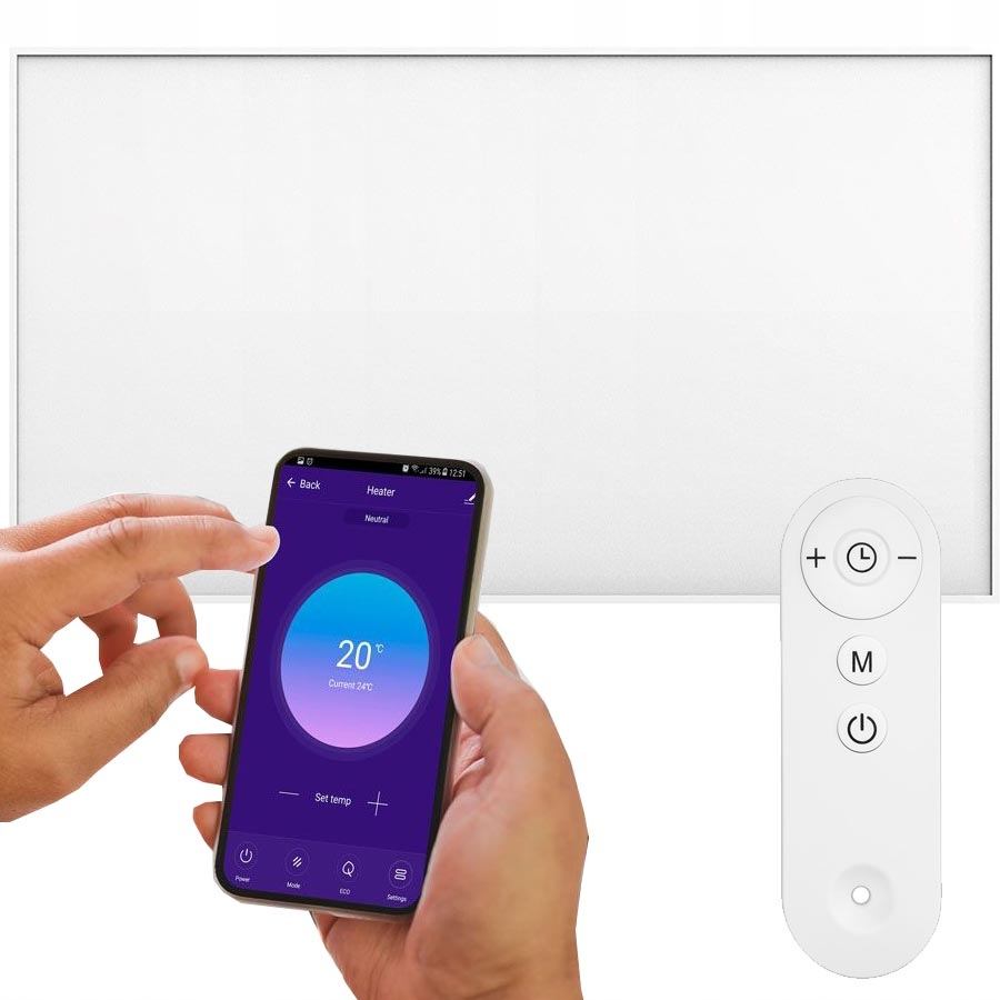 Neo Panel Grzewczy Na Podczerwień 720W Wifi 90-107