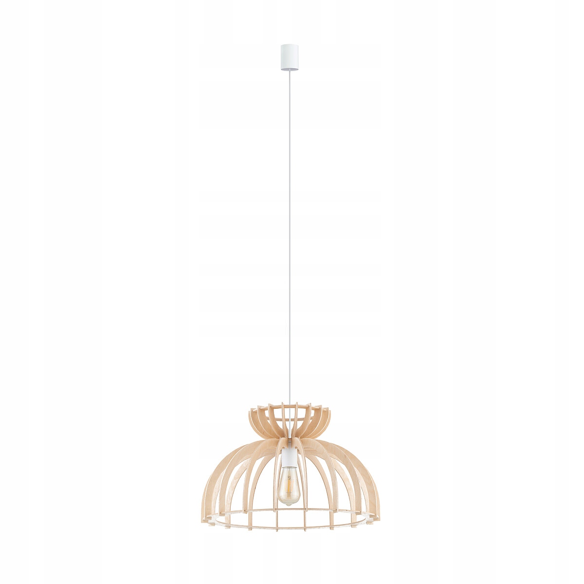 Závěsná lampa Nowodvorski Kym C 10572 1xE27 IP20 zlatá bílá obývací pokoj