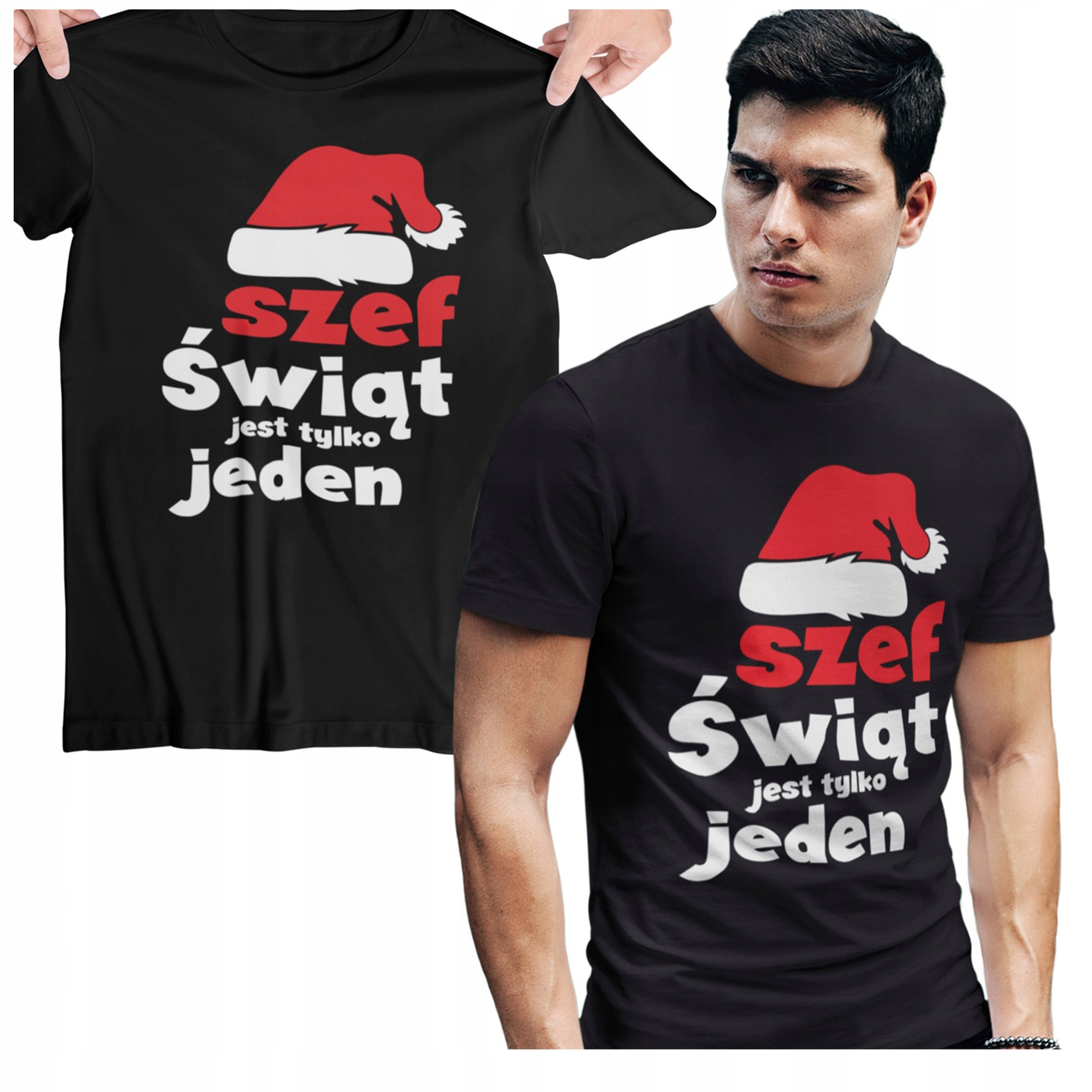 

Świąteczny Gwiazdkowy Koszulka Mikołajki