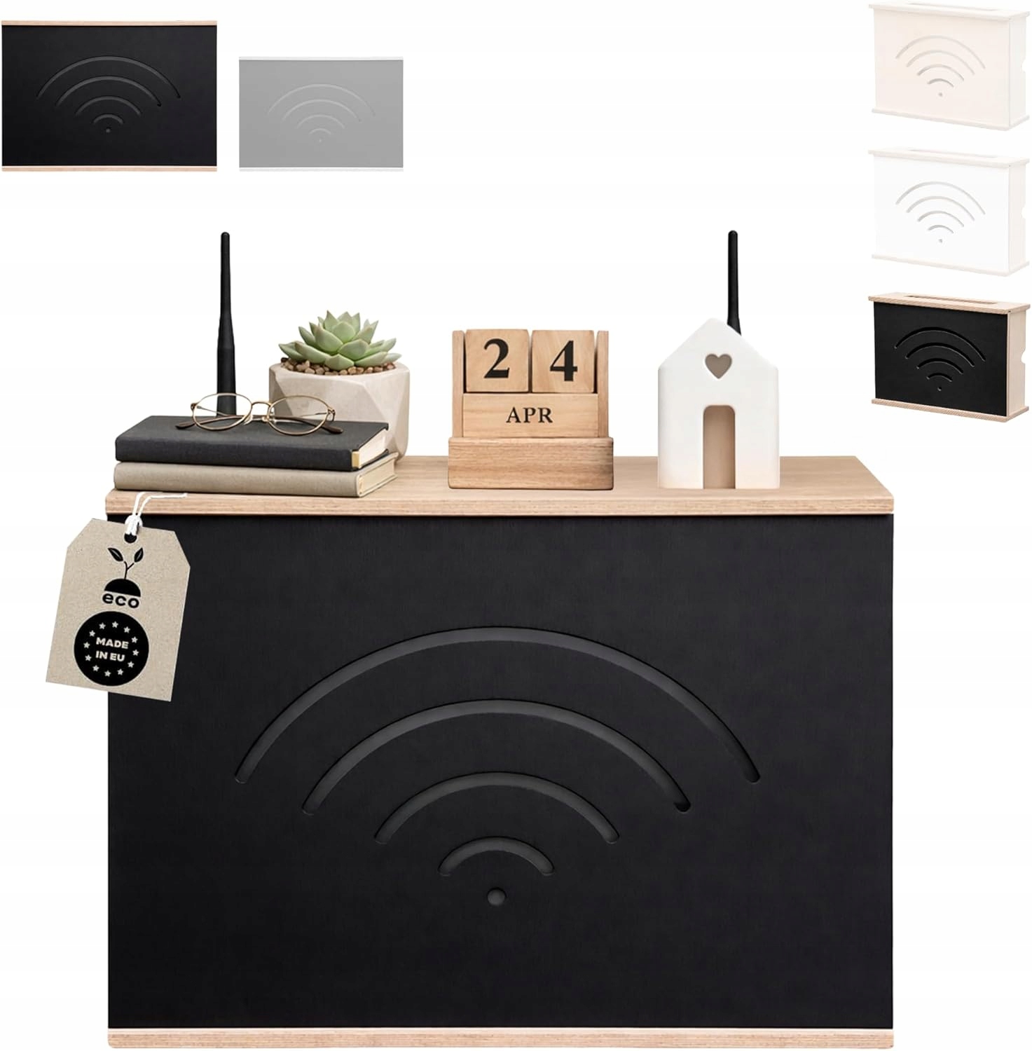 Szafka Na Router Wifi Ścienna 40X32CM Kable Organizacja Eu