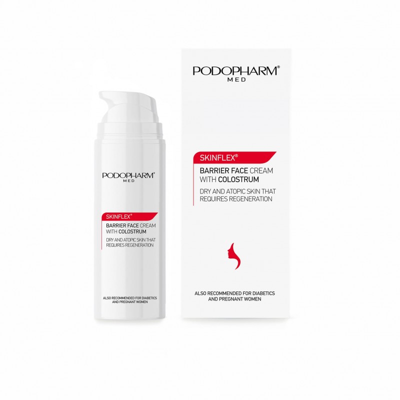Podopharm Skinflex bariérový krém na obličej s kolostrumm 50 ml