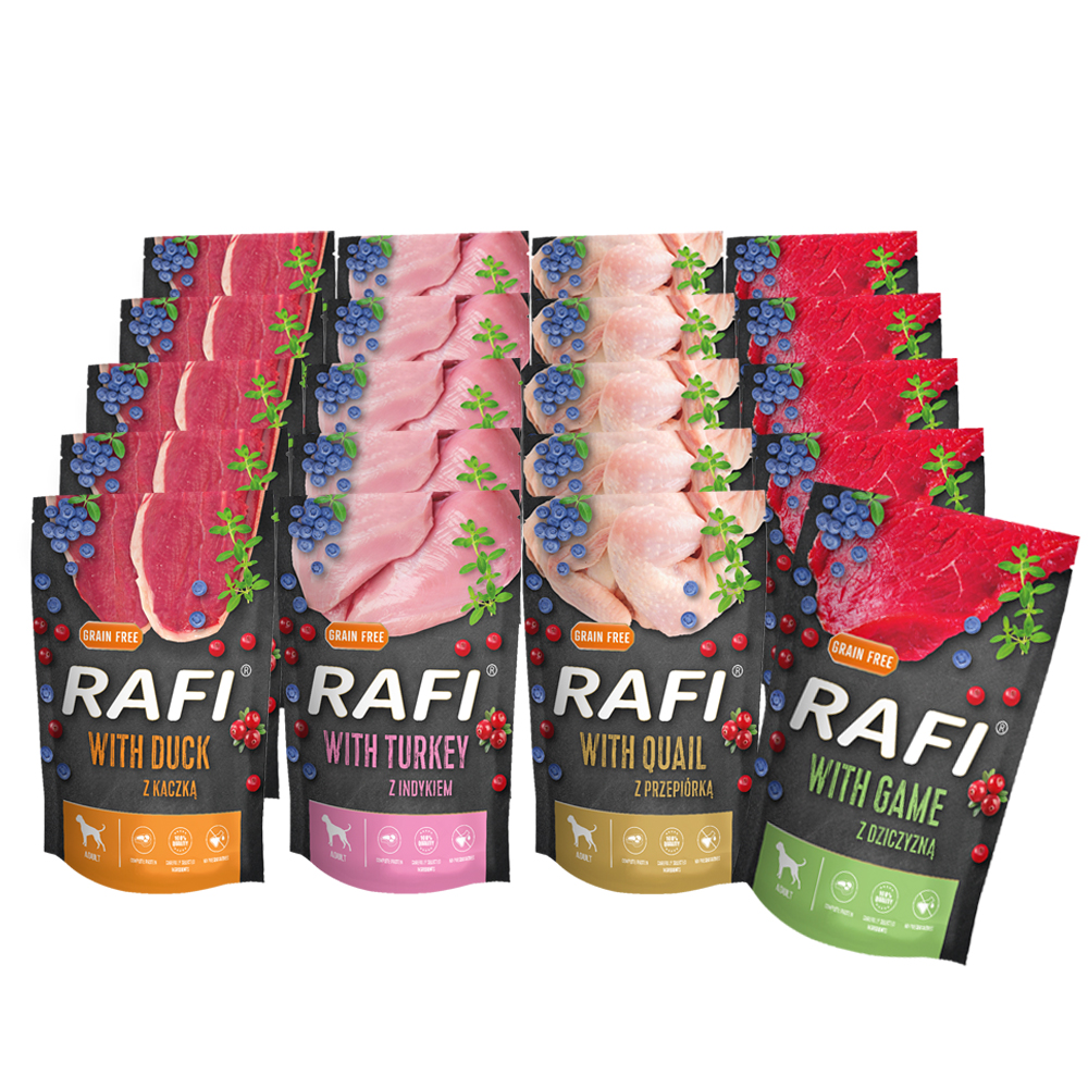 Rafi Premium Mix chutí 20x500 g – nové příchutě