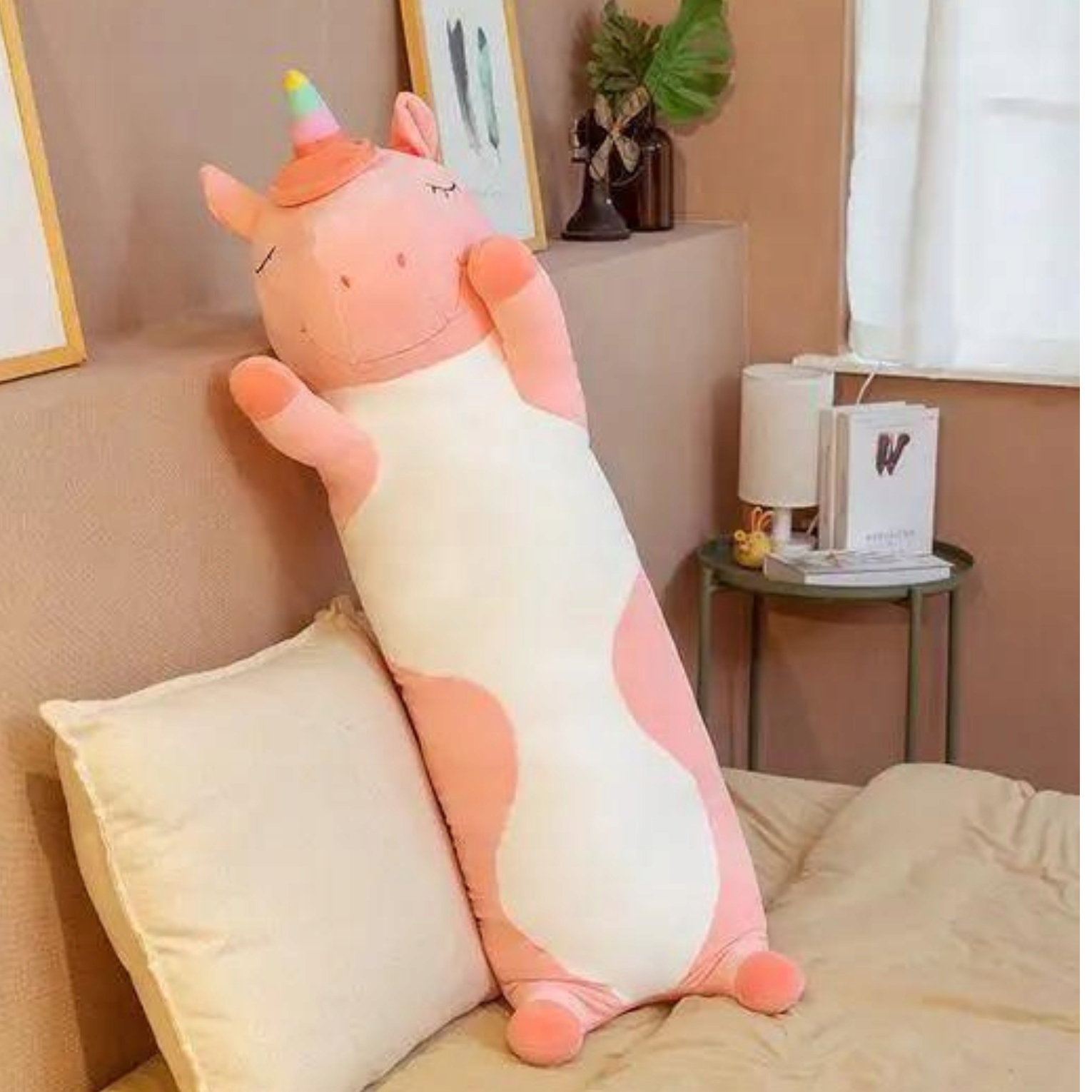 DŁUGI JEDNOROŻEC UNICORN MASKOTKA PLUSZAK PODUSZKA 75 cm Marka inna