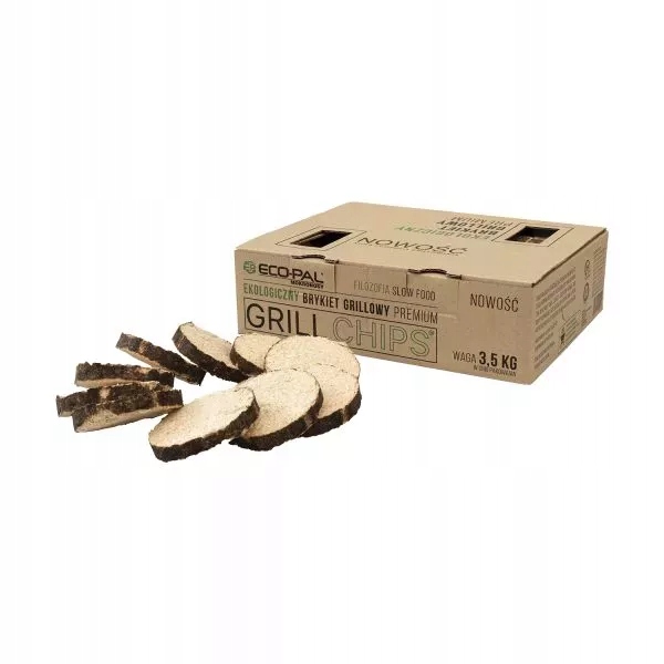

Ekologiczny Brykiet Grillowy Grill Chips 3,5KG