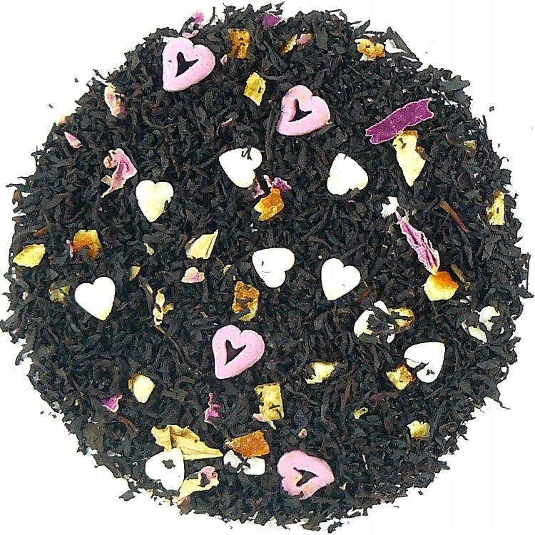 Levně Čaj Černý Yunnan Black Ti Amo Srdíčka pivoňka 1 kg