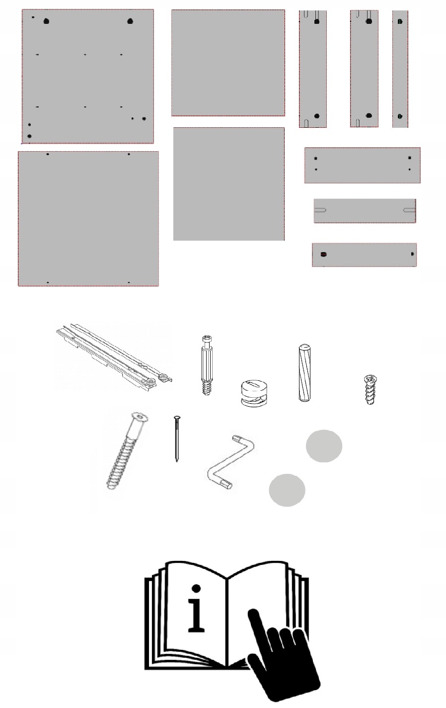 Szafka nocna komoda stolik 1 szuflada do sypialni 40 cm biała mat Liczba szuflad 1