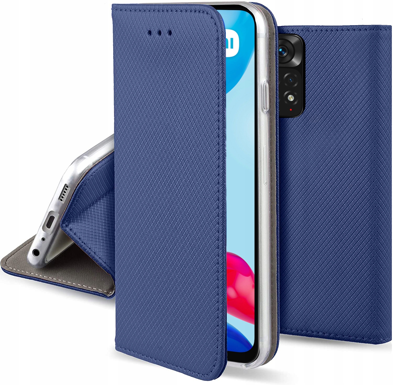 

Etui S-magnet Szkło do Xiaomi Redmi Note 11