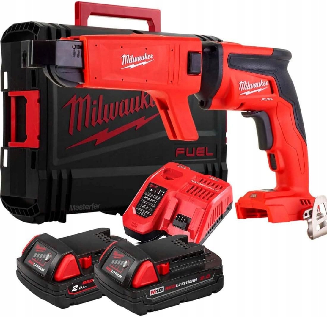 Wkrętarka do suchej zabudowy Gk Milwaukee M18 FSGC-202X 4933459199 Zestaw
