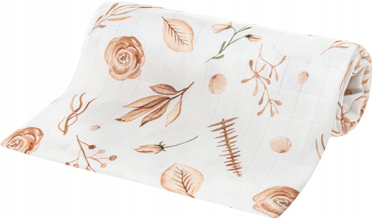 Pielucha bambusowa Bocioland KWIATY BOHO