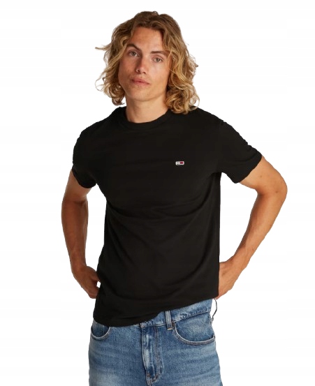 Tommy Jeans Pánské Tričko Černé A Tmavě Modré 2 Pack Hladké 3XL J_a