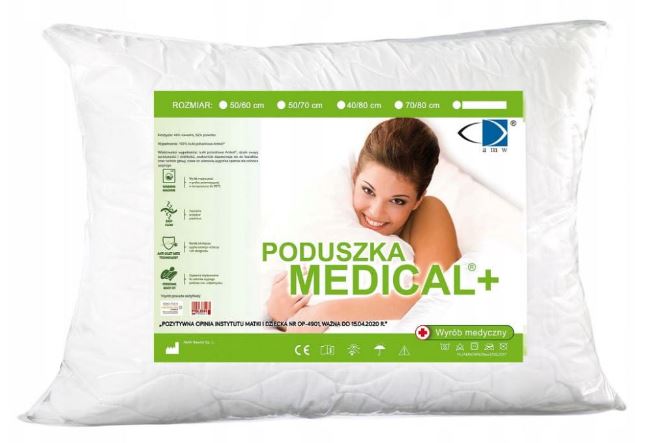 

Poduszka Medical 70/80 Antyalergiczna Zamek