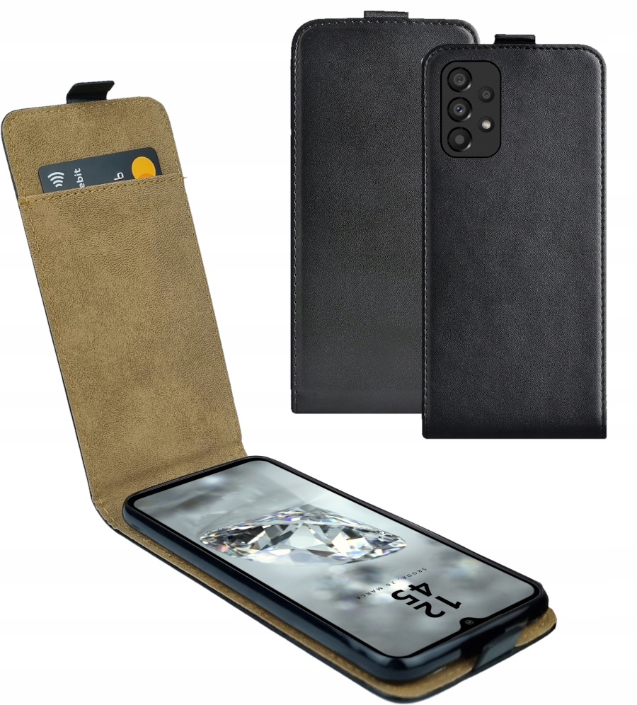 

Etui Skóra Case Z Klapką Do Samsung A33 5G Szkło