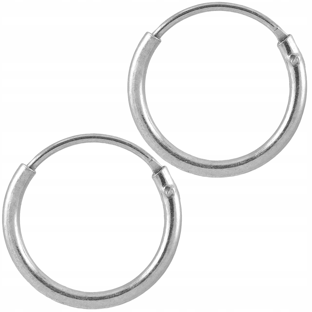 

Versil kolczyki kółka 10 mm oponki koła srebro 925