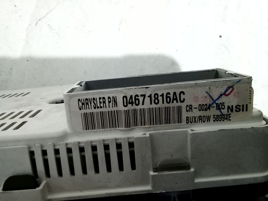 Chrysler PT Cruiser dials dials 04671816AC