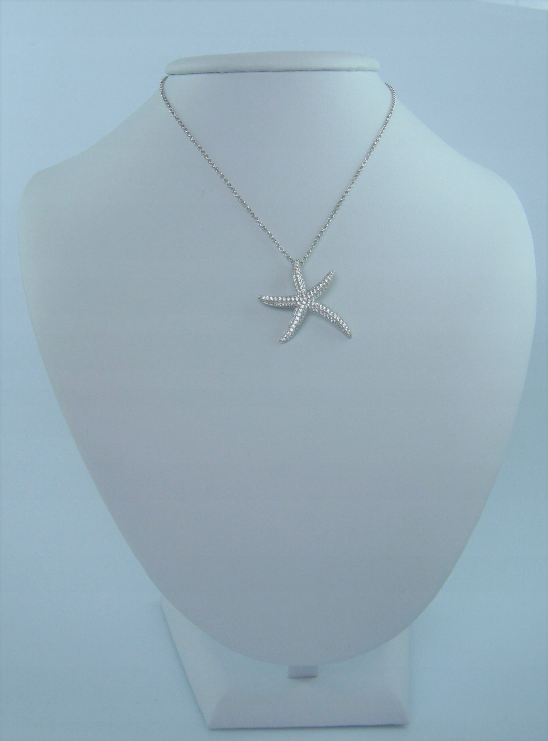 Naszyjnik srebrny Beauty Rozgwiazda SWAROVSKI ELE