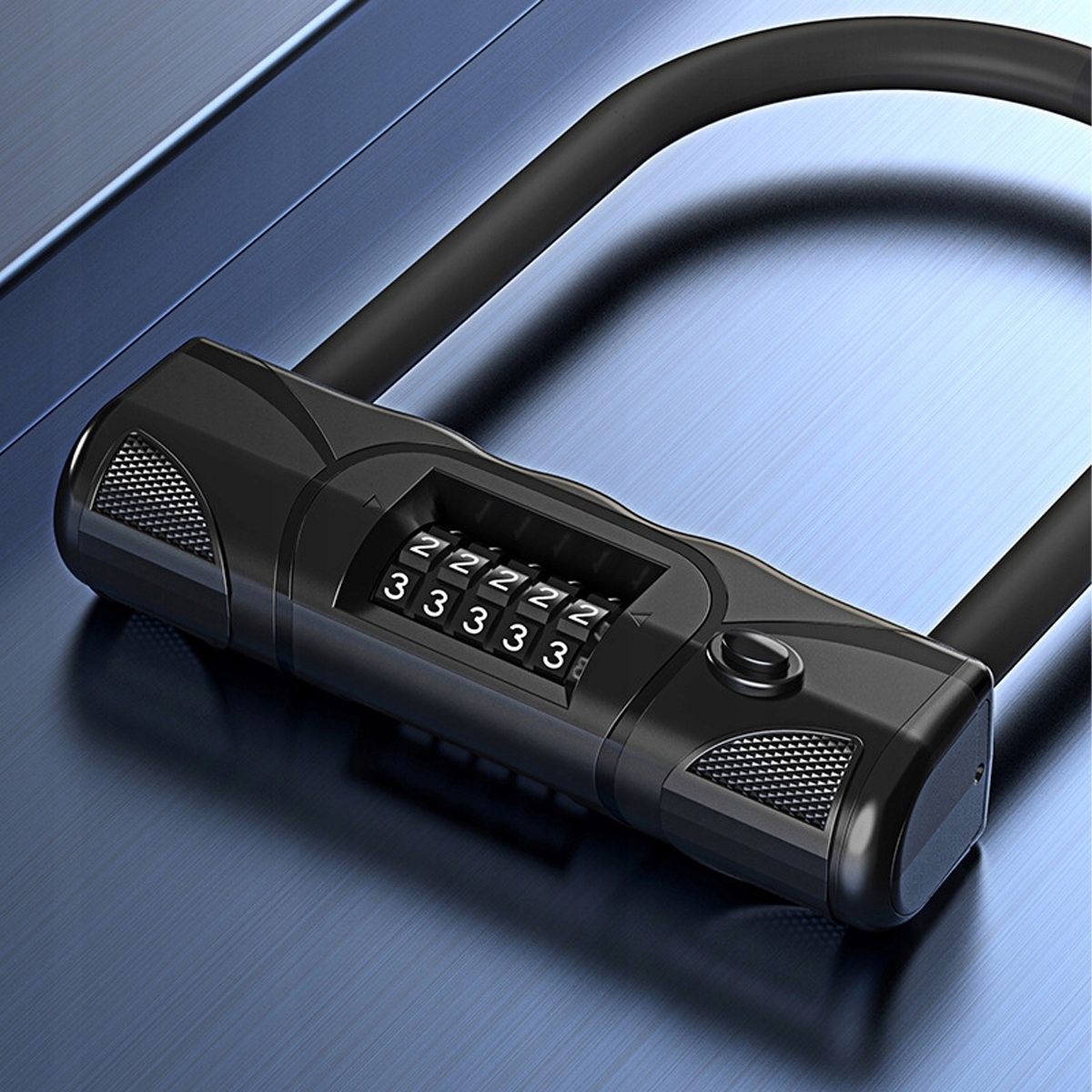 ZAPIĘCIE ROWEROWE NA SZYFR BLOKADA U-Lock ZABEZPIECZENIE ROWERU 5 CYFROWY Marka Stator