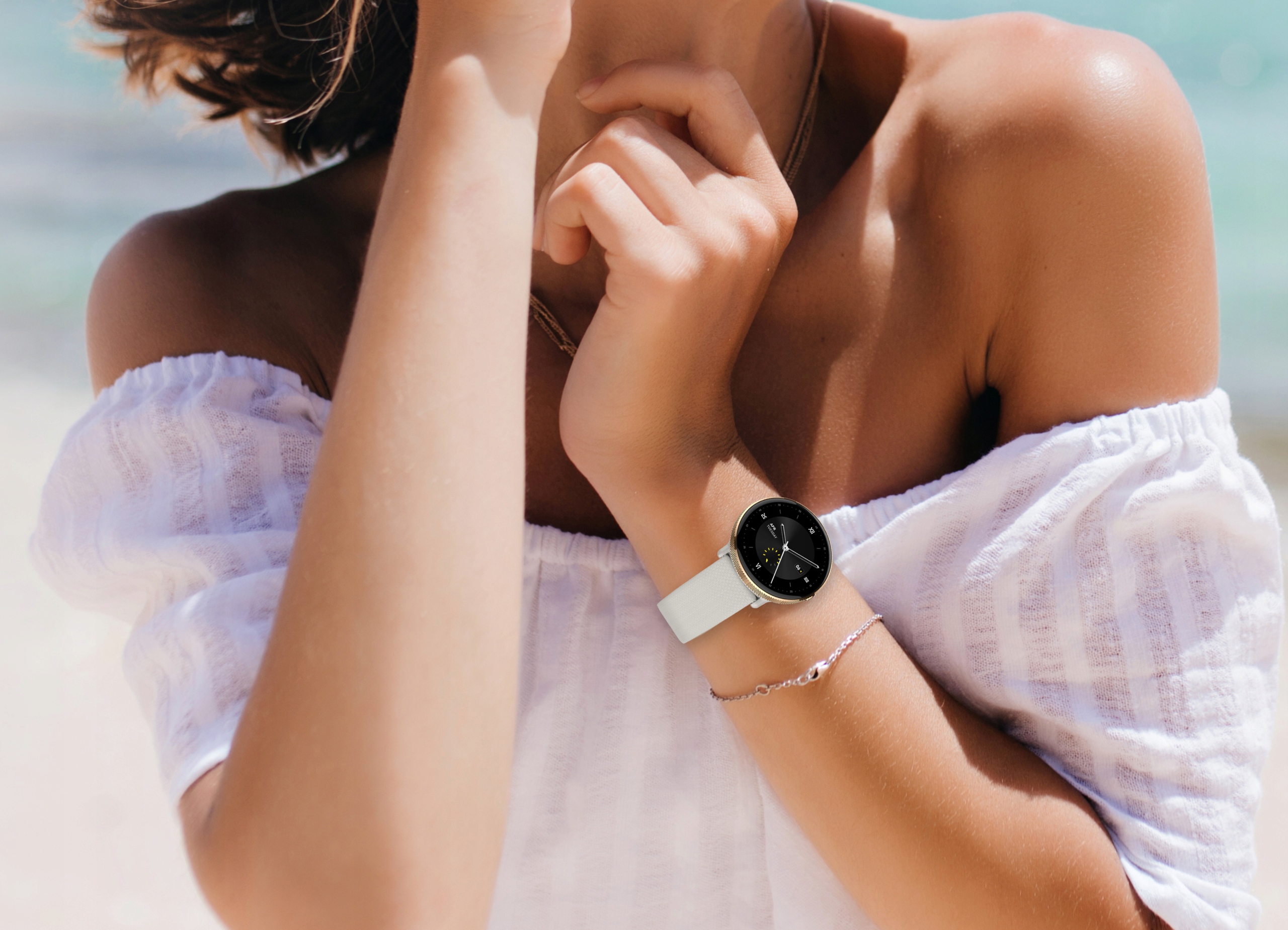 SMARTWATCH AMOLED DAMSKI DLA KOBIETY ROZMOWY POMIARY SPORT MENU PL Kompatybilność systemowa Android iOS