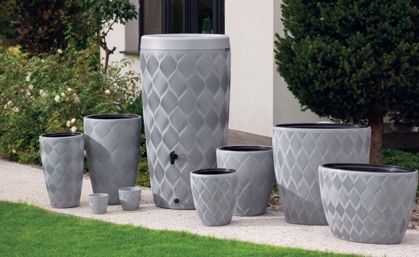 Zbiornik na deszczówkę Flow 240l | Ciemny brąz — 5